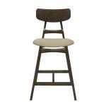 5629BE-24 Counter Height Chair, Beige Tannar