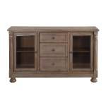 5589-40M Server with Smoked Glass Door Chartreaux