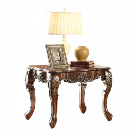 3547-04 End Table with Marble Inset Logan
