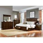 1832K-1EK* Eastern King Bed with Footboard Storages Cranfills