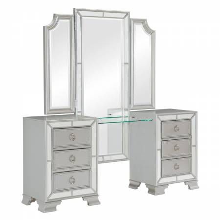 1646-15* Vanity Dresser with Mirror Avondale