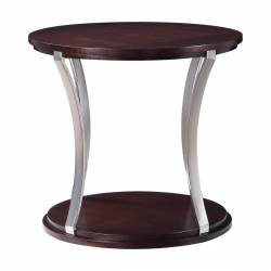 3611RF-04RD Round End Table Bevan