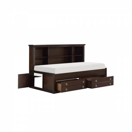 2058CPRF-1* Full Lounge Storage Bed, Espresso Meghan