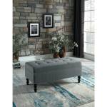 4587DG Bench, Dark Gray Hamden