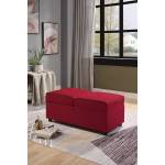 4573RD Storage Ottoman/Chair, Red Denby