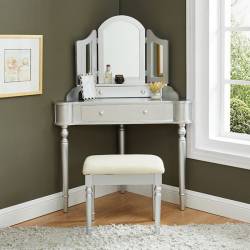 CM-DK5849SV KASEY VANITY W/ STOOL