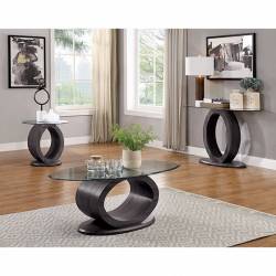 CM4825GY-3PK 3PC SETS LODIA COFFEE TABLE + END TABLE + SOFA TABLE