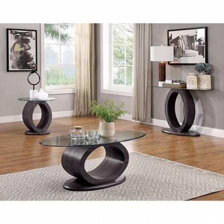 CM4825GY-3PK 3PC SETS LODIA COFFEE TABLE + END TABLE + SOFA TABLE