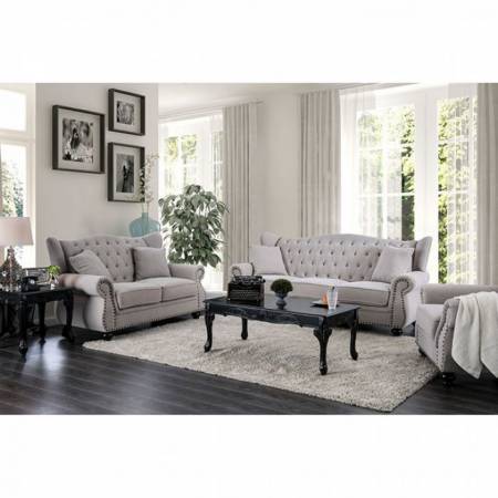 CM6572GY-SF-LV 2PC SETS EWLOE SOFA + LOVE SEAT