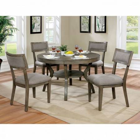 CM3387RT-5PC 5PC SETS LEEDS ROUND DINING TABLE
