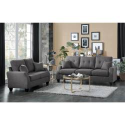 9899GY-2+3 Sofa and Love Seat Vossel