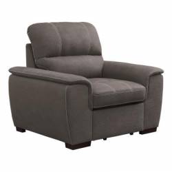 9858TP-1 Chair with Pull-out Ottoman Andes