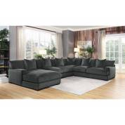 9857DG*4LC2R 4-Piece Modular Sectional with Left Chaise Worchester