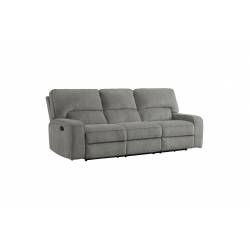9849MC-3PWH Power Double Reclining Sofa with Power Headrests and USB Ports Borneo