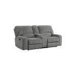 9849MC-2 Double Reclining Love Seat with Center Console Borneo