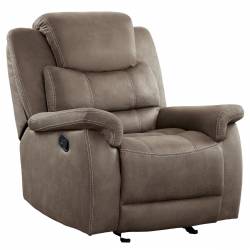 9848BR-1PWH Power Reclining Chair with Power Headrest and USB Port Shola