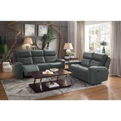 9827GRY-2+3 Double Reclining Sofa and Love Seat Altair