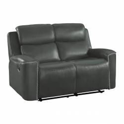 9827GRY-2 Double Reclining Love Seat Altair