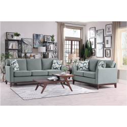9806GRY-2+3 Sofa and Love Seat Blue Lak