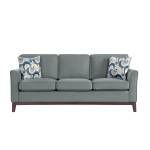 9806GRY-3 Sofa Blue Lak