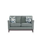9806GRY-2 Love Seat Blue Lak