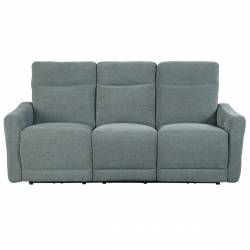 9804DV-3PWH Power Double Lay Flat Reclining Sofa with Power Headrest and USB Port Edition