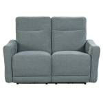 9804DV-2PWH Power Double Lay Flat Reclining Love Seat with Power Headrest and USB Port Edition