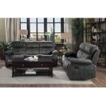 9801GY-2+3 Double Reclining Sofa and Love Seat Acadia