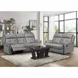 9529GRY-2+3 Double Reclining Sofa and Love Seat Lambent