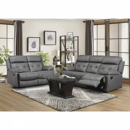 9529DGY-2+3 Double Reclining Sofa and Love Seat Lambent