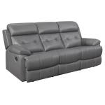 9529DGY-3 Double Reclining Sofa Lambent