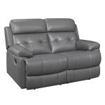 9529DGY-2 Double Reclining Love Seat Lambent