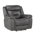 9528DGY-1PWH Power Reclining Chair with Power Headrest USB Port Danio