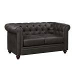 9517BRW-2 Love Seat Wallstone