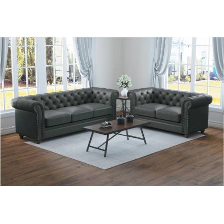 9517GRY-2+3 Sofa and Love Seat Wallstone