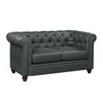 9517GRY-2 Love Seat Wallstone