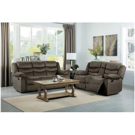 9526BR-2+3 Double Reclining Sofa and Love Seat Discus