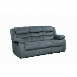 9526GY-3 Double Reclining Sofa Discus