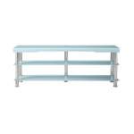 4572W-63T* 63″ TV Stand, White Hakea