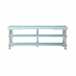 4572W-63T* 63″ TV Stand, White Hakea