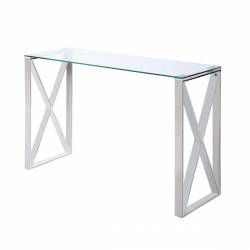 3644-05 Sofa Table with Glass Top Rush