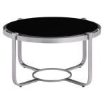 3635SV-01 Round Cocktail Table with Glass Insert Caracal