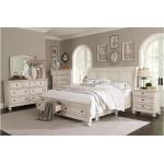2259W-CKGr California King Sleigh Platform Bedroom Set Bethel