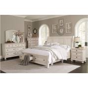 2259W-QGr Queen Sleigh Platform Bedroom Set Bethel