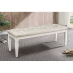 1916W-FBH Allura Bench - White