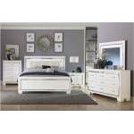 1916FW-1Gr Allura Full Bedroom Set - White