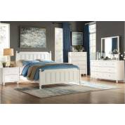 1803WF-1Gr Full Bedroom Set, White Wellsummer