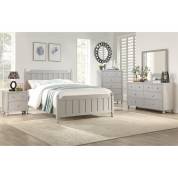 1803GY-1Gr Queen Bedroom set, Gray Wellsummer