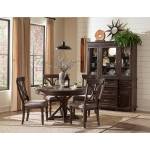 1689-54Gr Round Dining Table Dining Set Cardano