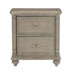 1688-4 Grayling Downs Night Stand - Driftwood Gray